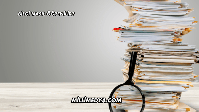 Bilgi Nasıl Öğrenilir?