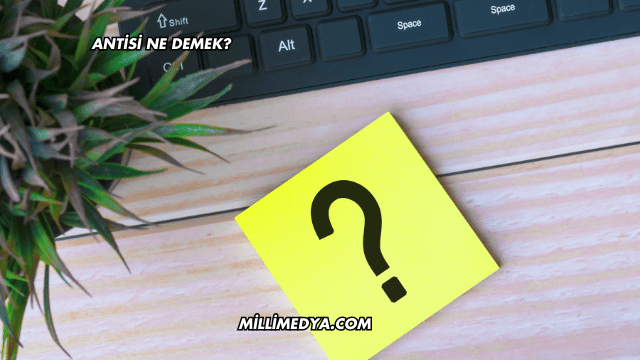 Antisi Ne Demek?