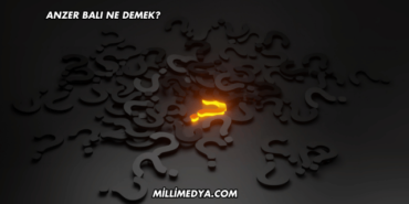 Anzer Balı Ne Demek?