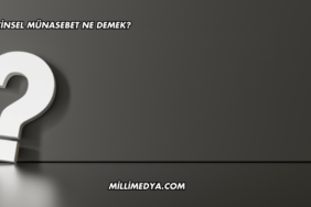 Cinsel Münasebet Ne Demek?