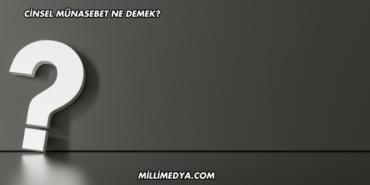 Cinsel Münasebet Ne Demek?