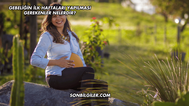 Gebeliğin İlk Haftaları Yapılması Gerekenler Nelerdir?