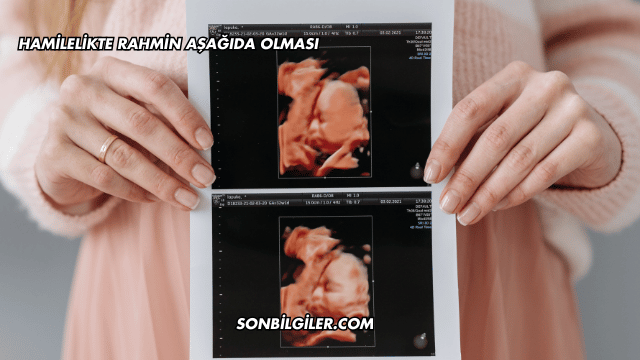 Hamilelikte Rahmin Aşağıda Olması