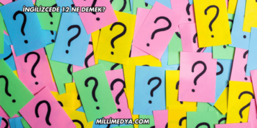 İngilizcede 12 Ne Demek?