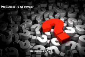 İngilizcede 13 Ne Demek?