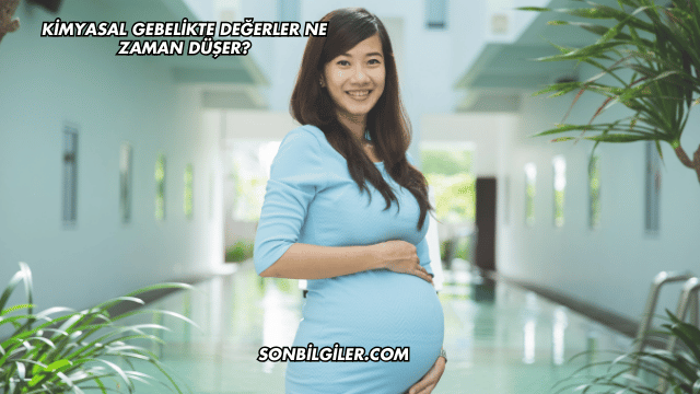 Kimyasal Gebelikte Değerler Ne Zaman Düşer?