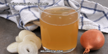 Soğan Suyu Kilo Aldırır mı?