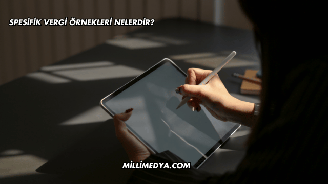 Spesifik Vergi Örnekleri Nelerdir?