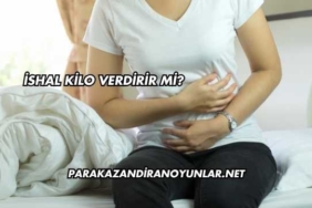 İshal Kilo Verdirir mi?