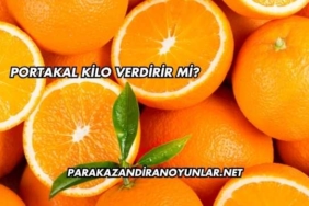 Portakal Kilo Verdirir mi?