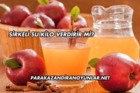 Sirkeli Su Kilo Verdirir mi?